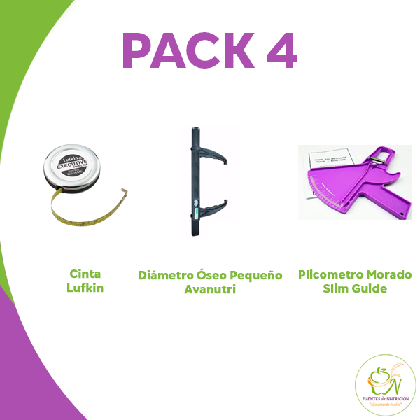Pack 04: Cinta Lufkin + Plicometro SlimGuide + DOP Avanutri