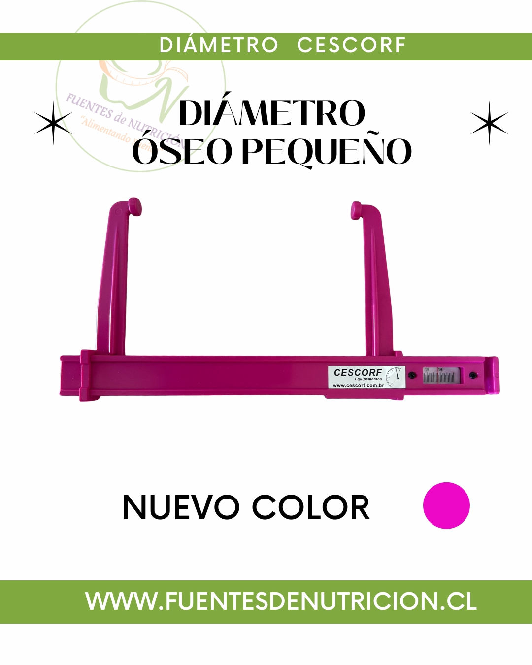 Diámetro Óseo Pequeño Cescorf  Pink